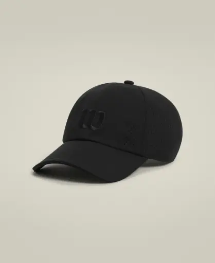 U ACTIVE PERFORATED CAP BLACK SM