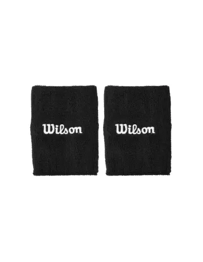U WILSON WRISTBAND BLACK OS
